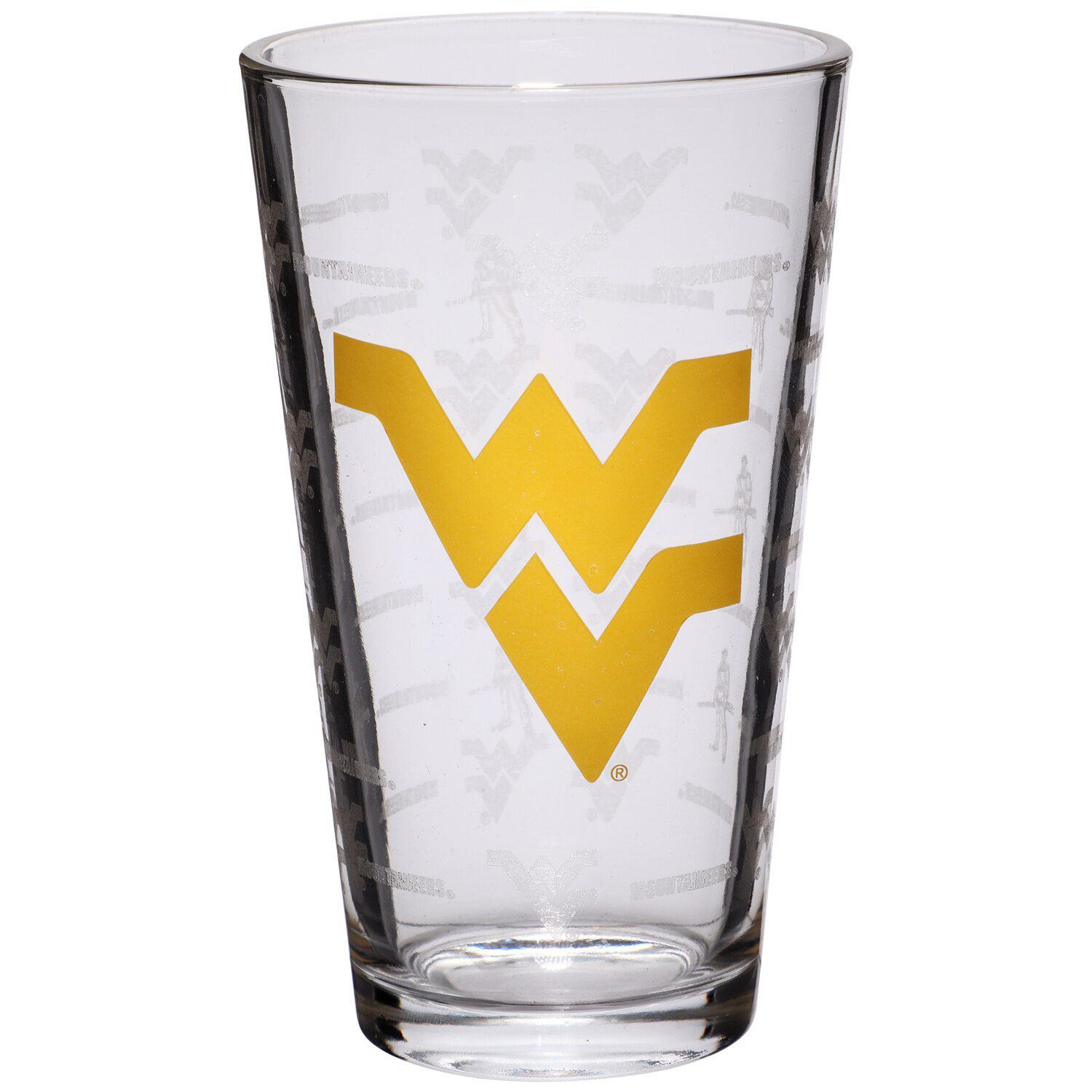 Image for Unbranded West Virginia Mountaineers 16oz. Sandblasted Mixing Glass at Kohl's.