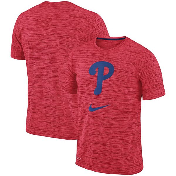 Nike Men's Philadelphia Phillies Authentic Collection Velocity T-Shirt - Red - M Each