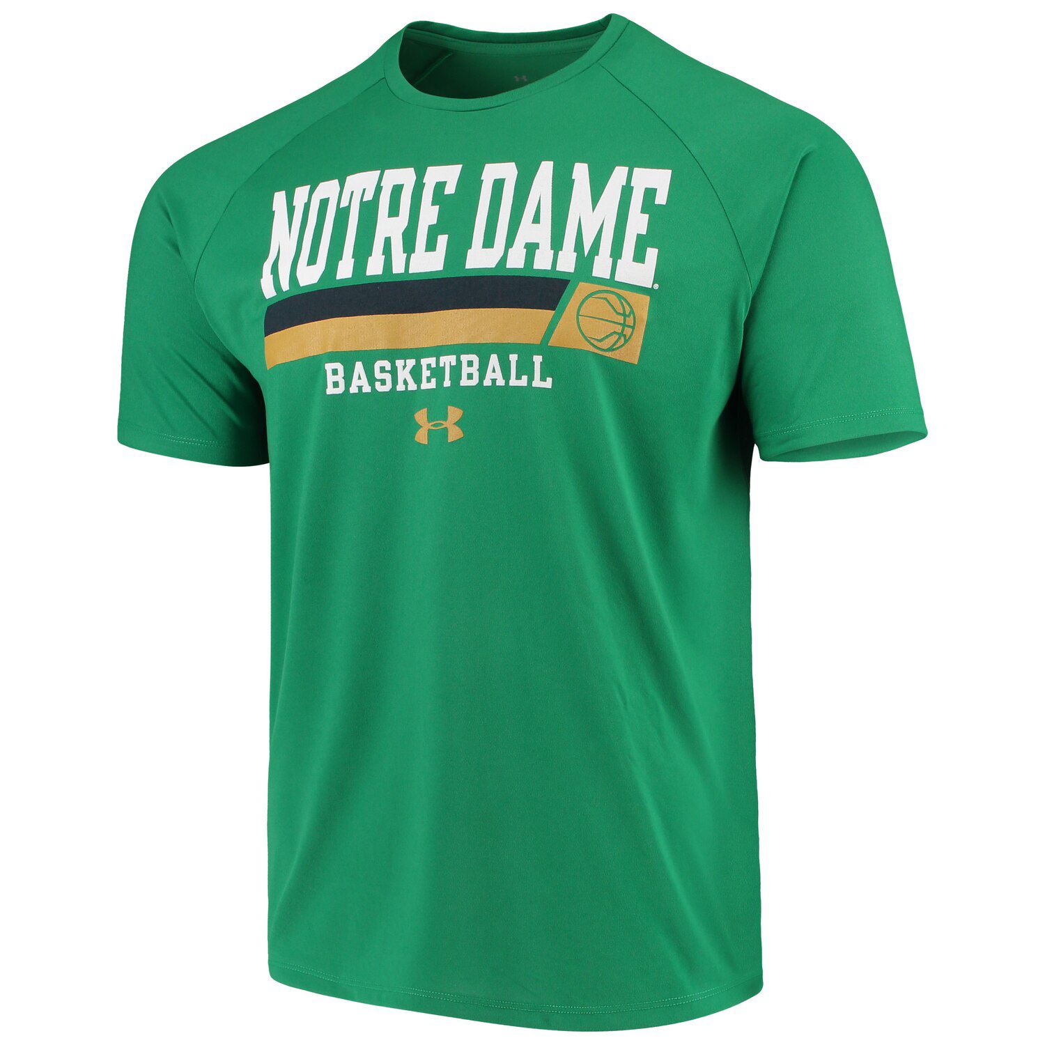 notre dame green under armour jersey