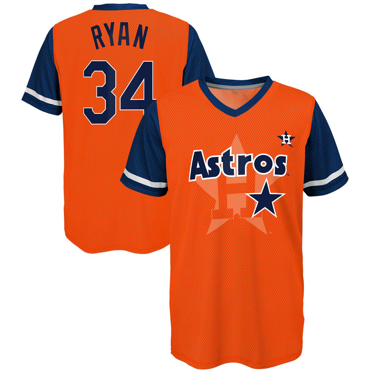 astros v neck jersey