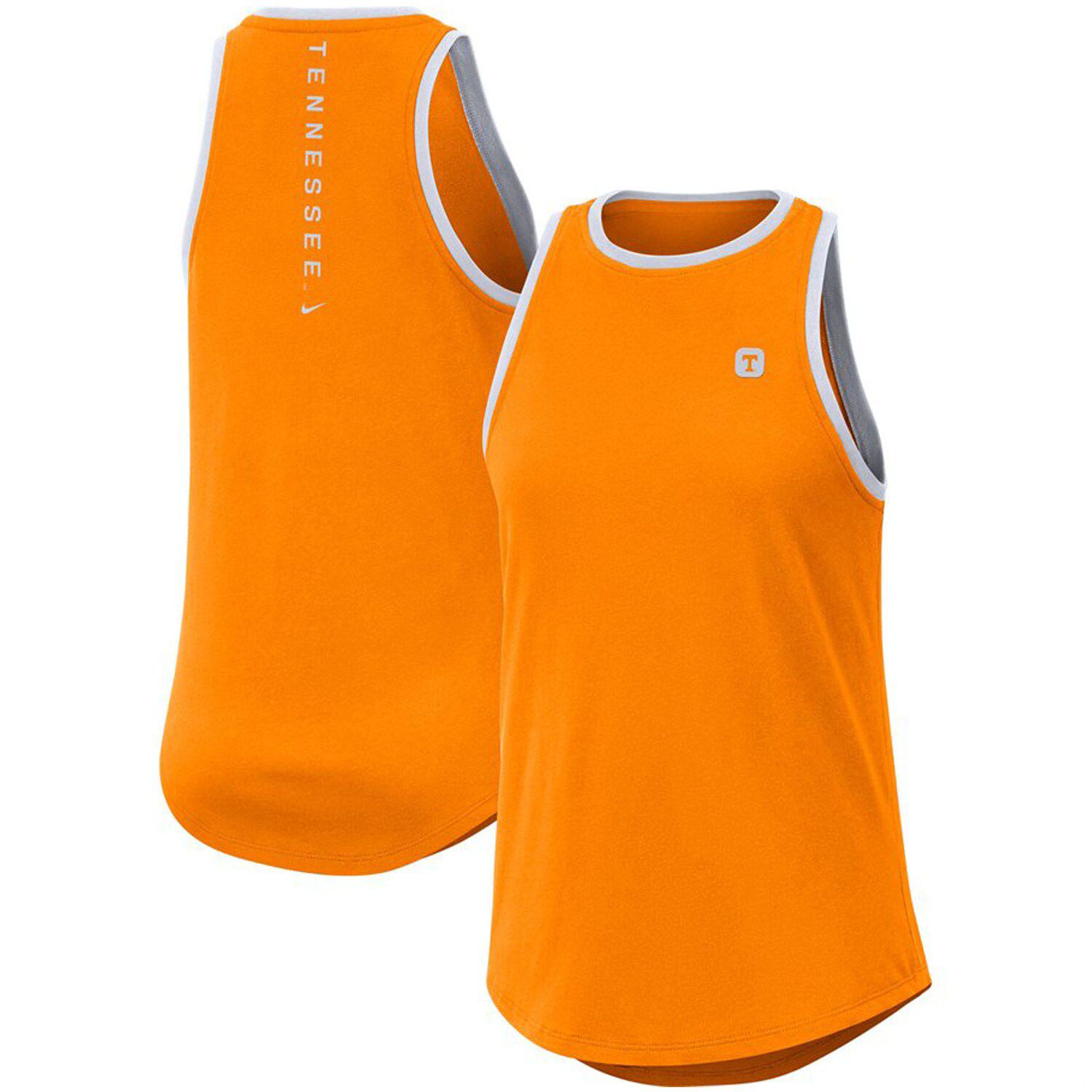 orange nike tank top