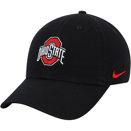 Ohio State Buckeyes Nike Heritage 86 Logo Adjustable Hat - Black