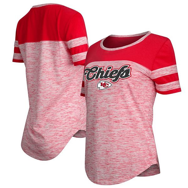 New Era Girls' Kansas City Chiefs Sequins Pink T-Shirt