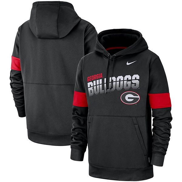 nike men's cincinnati bengals sideline therma fit black pullover hoodie