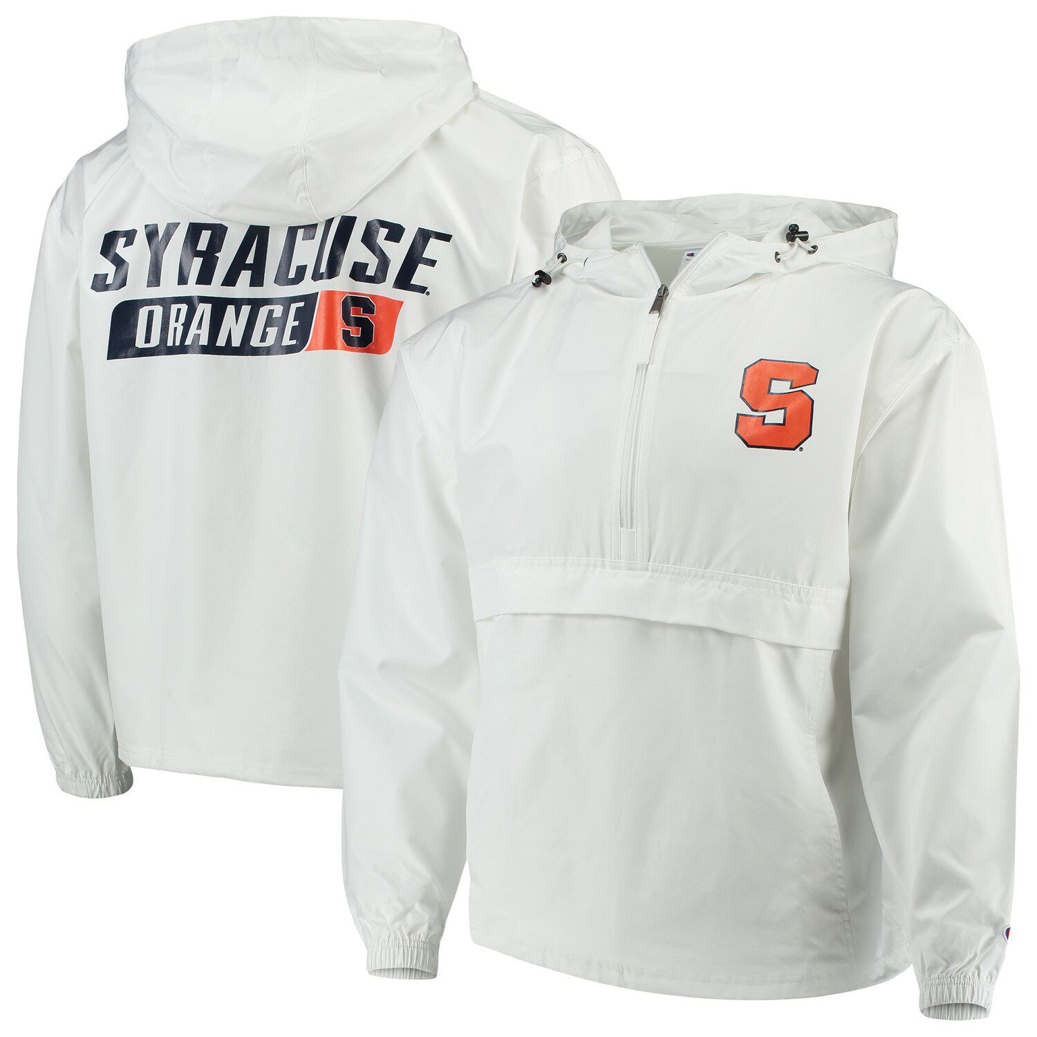 orange champion zip up