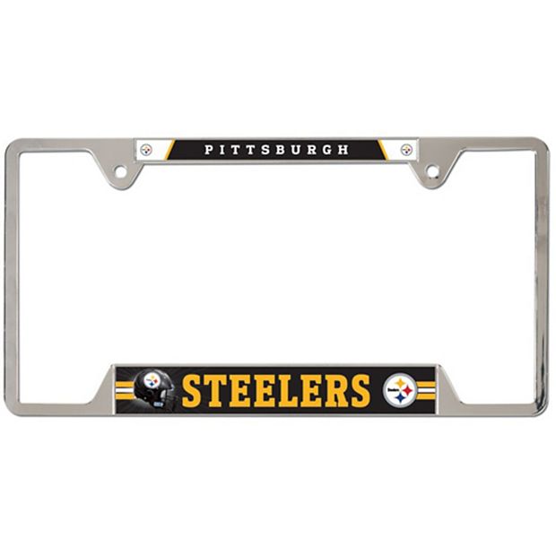 Pittsburgh Steelers Solid Metal Logo Car Emblem Decal - Chrome Auto & Truck Badge | Officially Licensed NFL Merch