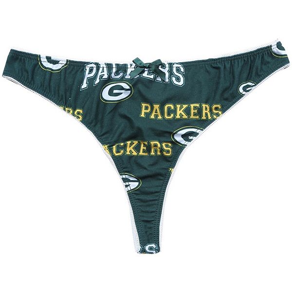 Women S Concepts Sport Green Green Bay Packers Fairway Knit Thong