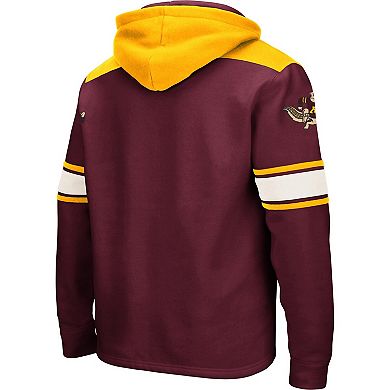 Men's Colosseum Maroon Minnesota Golden Gophers 2.0 Lace-Up Pullover Hoodie