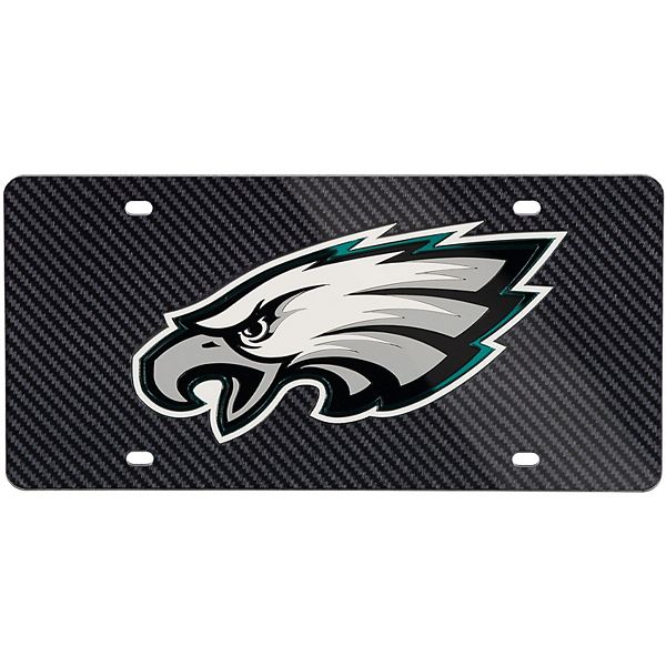 Philadelphia Eagles Carbon Fiber License Plate