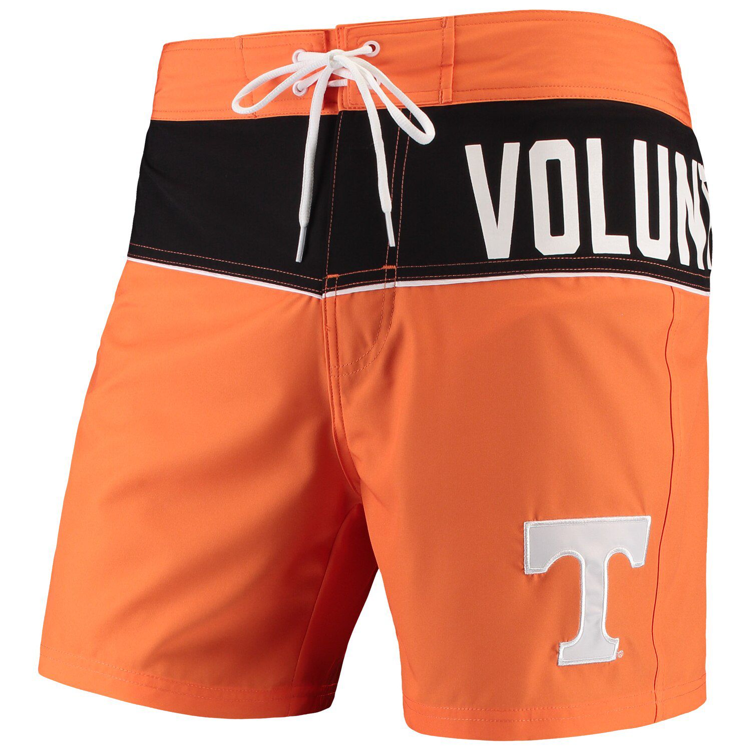 mens orange swim trunks