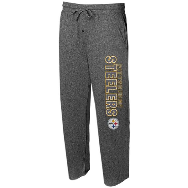 Pittsburgh Steelers Concepts Sport Quest Knit Pants - Charcoal