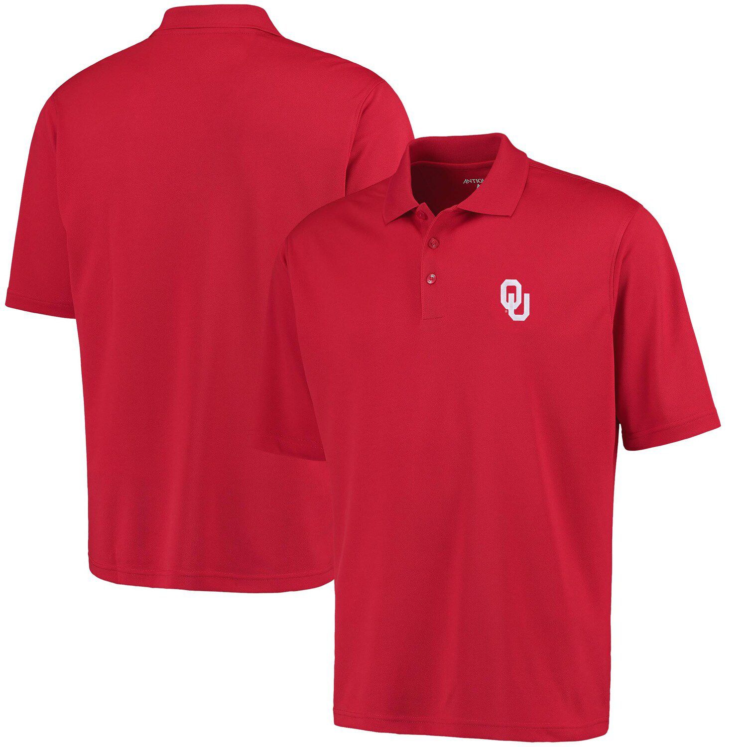 Men's Antigua Charcoal Louisville Cardinals Big & Tall Tribute Polo