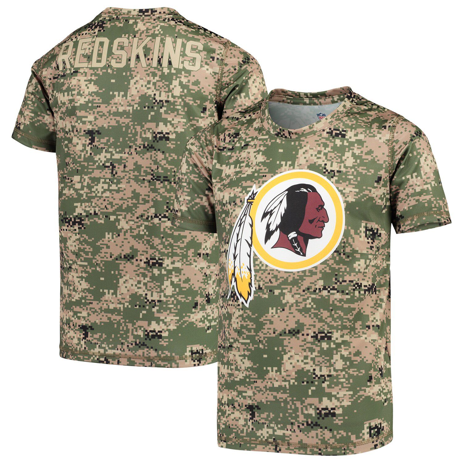 camo redskins shirt