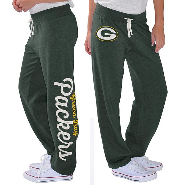 Women's G-III 4Her by Carl Banks Green Green Bay Packers Scrimmage Fleece  Pants