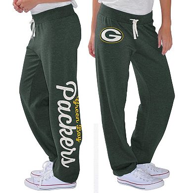 Women's G-III 4Her by Carl Banks Green Green Bay Packers Scrimmage Fleece Pants