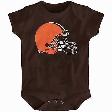 Newborn Brown Cleveland Browns Team Logo Bodysuit