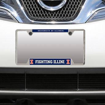 WinCraft Illinois Fighting Illini Metal License Plate Frame