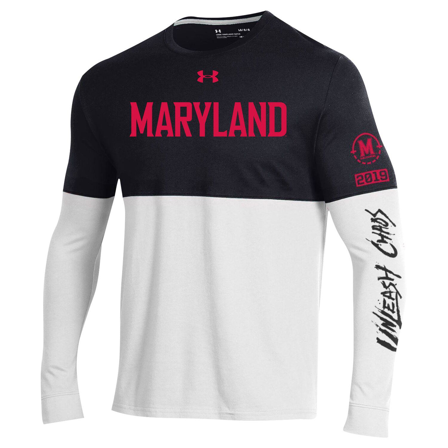 black long sleeve under armour shirt