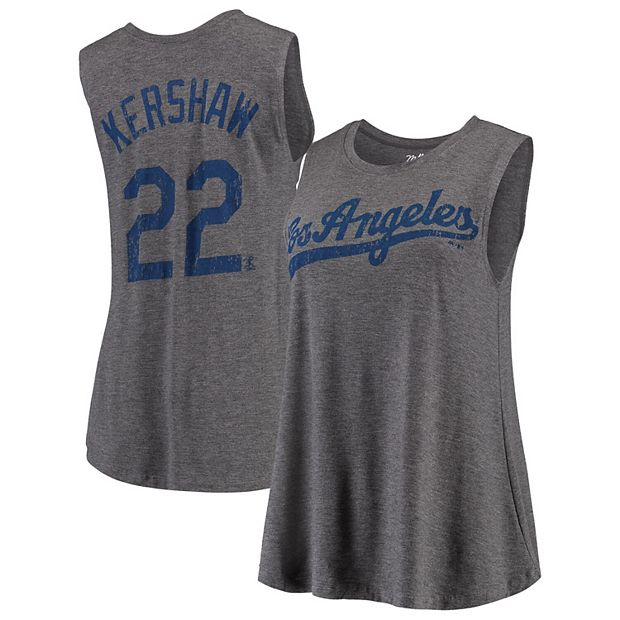 Women's Los Angeles Dodgers Clayton Kershaw Majestic White Home
