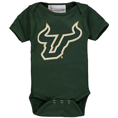 Infant Green South Florida Bulls Big Logo Bodysuit