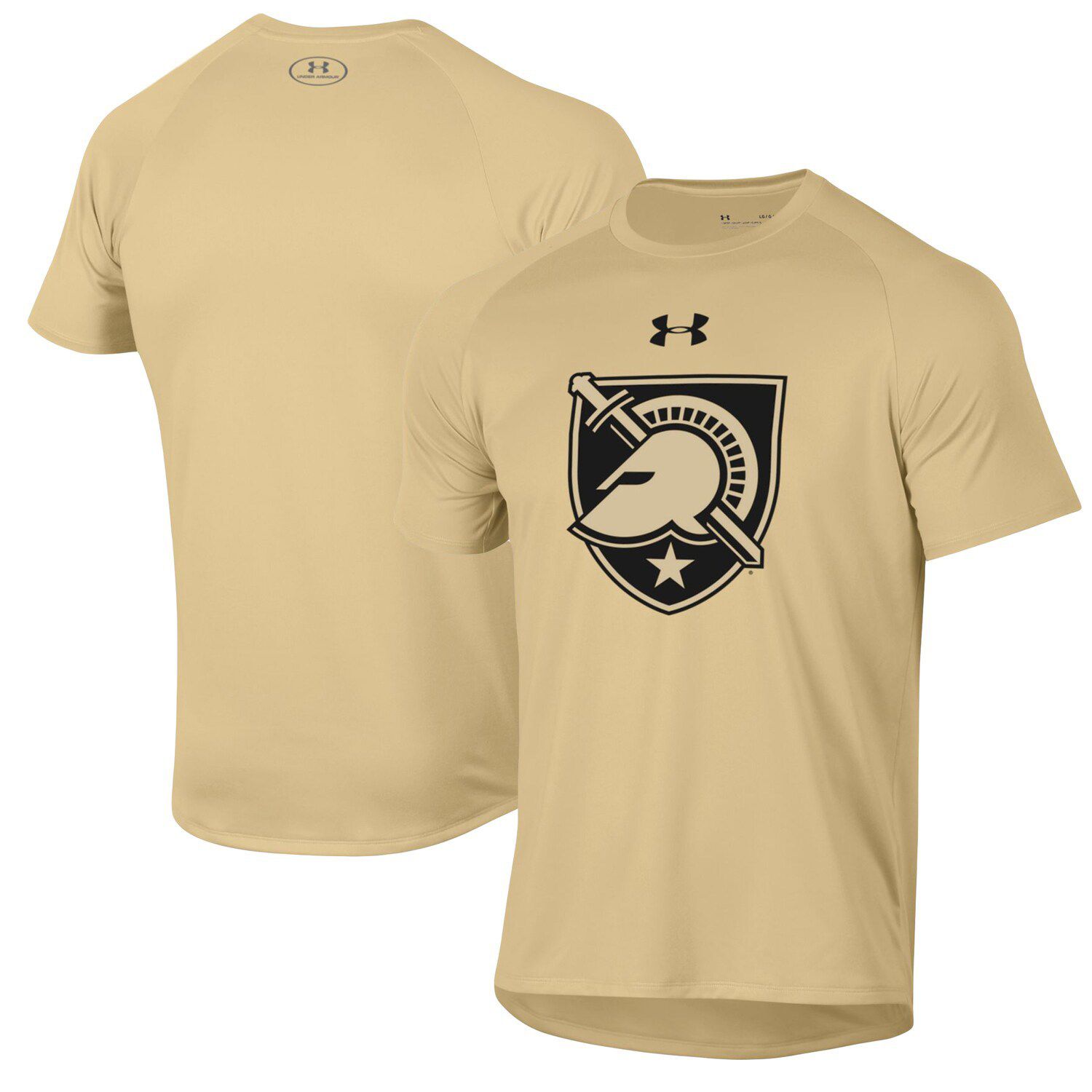 black and gold under armour shirt