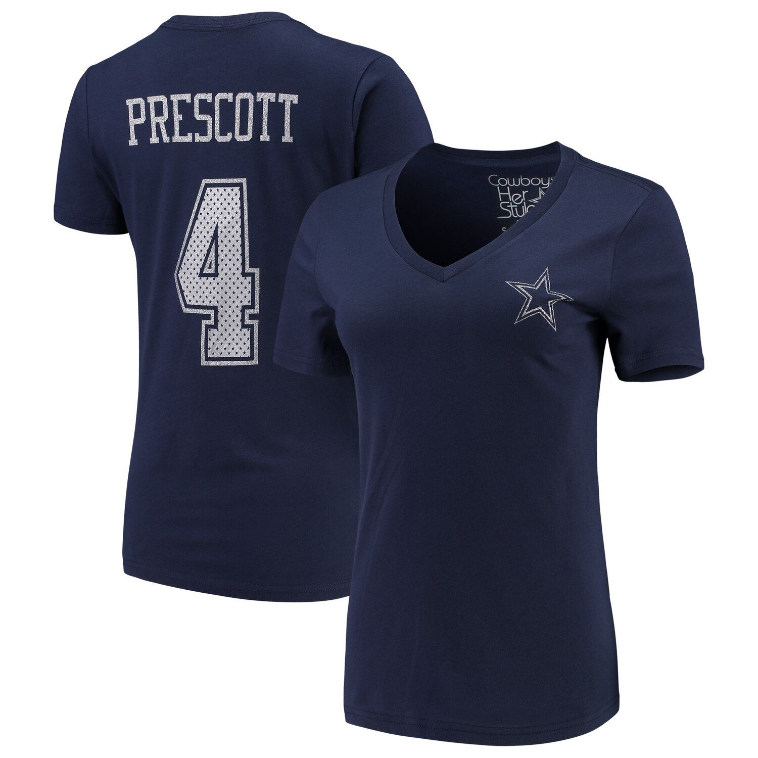 prescott cowboys jersey women's