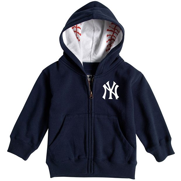 Infant Soft As A Grape Navy New York Yankees Baseball Print Full