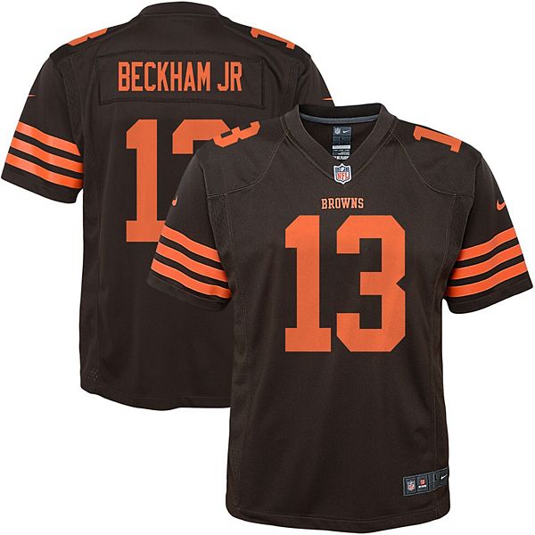 : Odell Beckham Jr Cleveland Browns #13 Brown Youth Player Home  Jersey : Sports & Outdoors