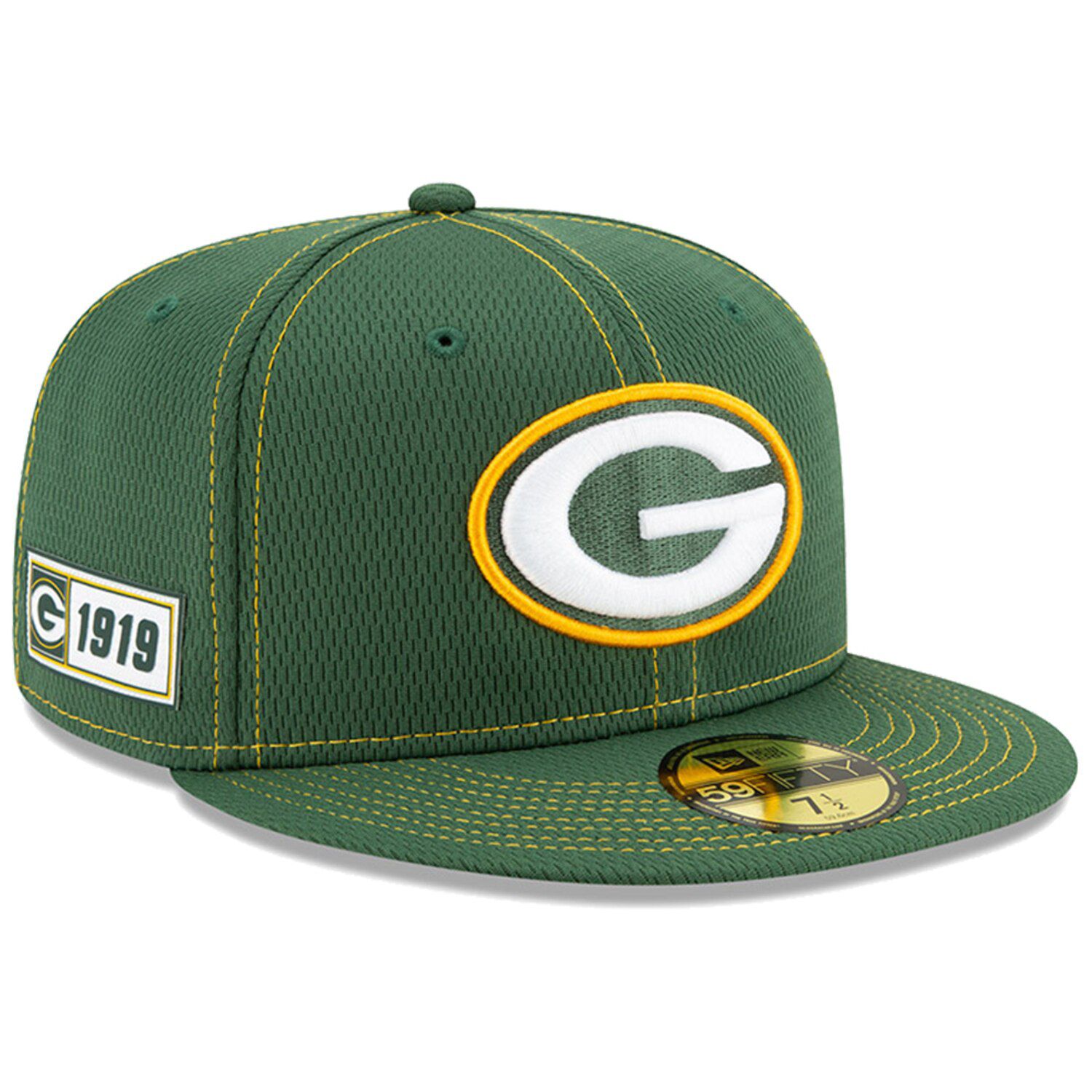 green bay flat bill hat