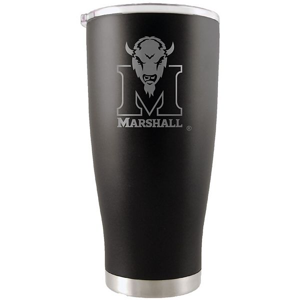 Marshall Thundering Herd 20oz. Etched Team Logo Tumbler - Black