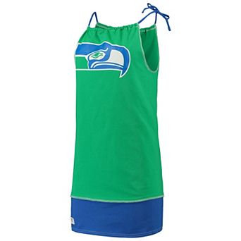 Women's Refried Apparel Kelly Green Seattle Seahawks Sustainable Vintage Tank Top Dress