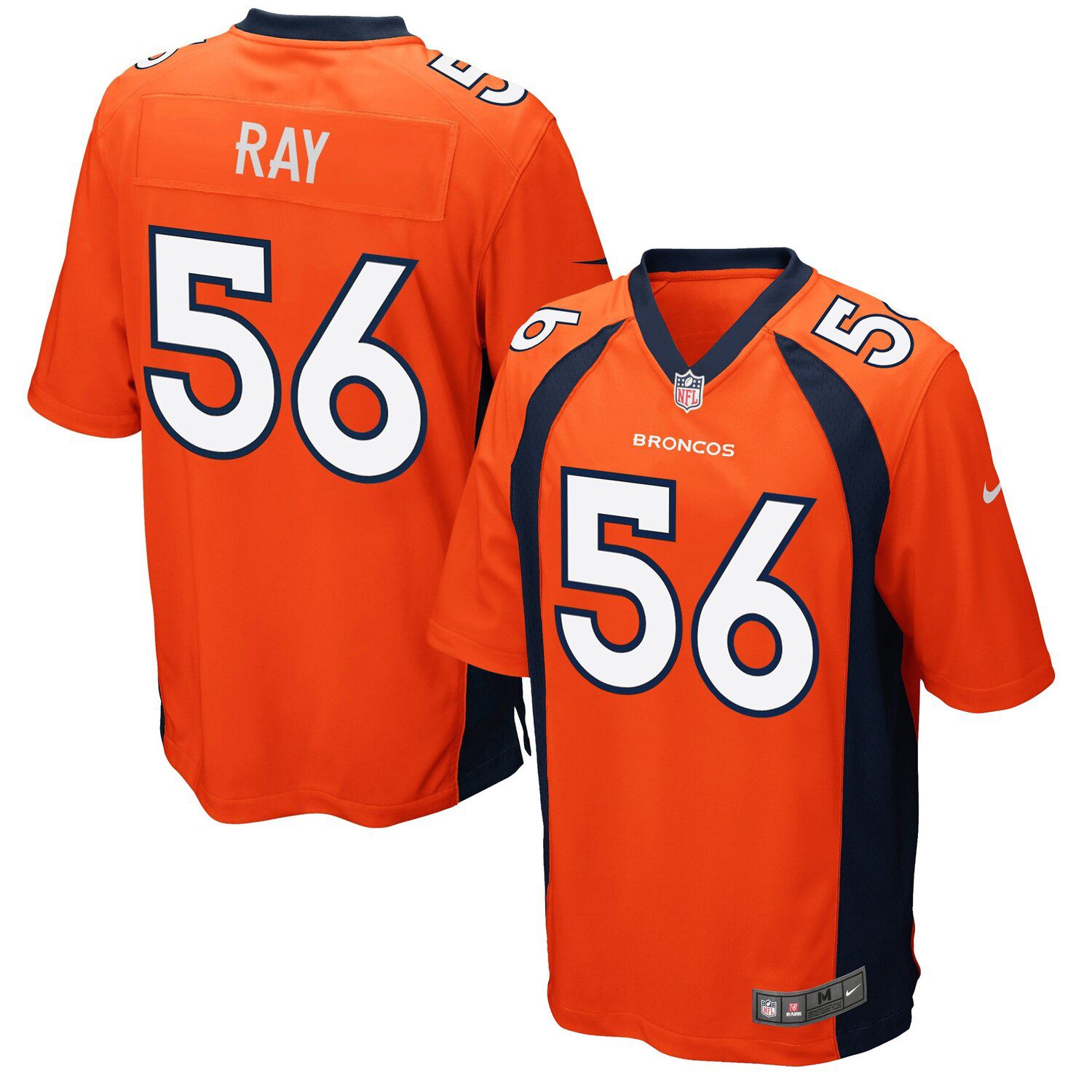 Shane Ray Orange Denver Broncos Game Jersey