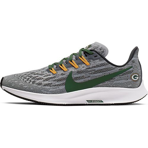 nike grey and green shoes