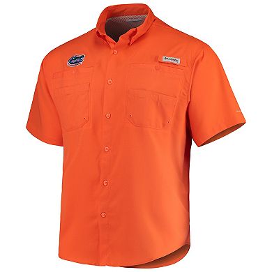 Men's Columbia Orange Florida Gators PFG Tamiami Shirt