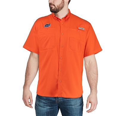 Men's Columbia Orange Florida Gators PFG Tamiami Shirt