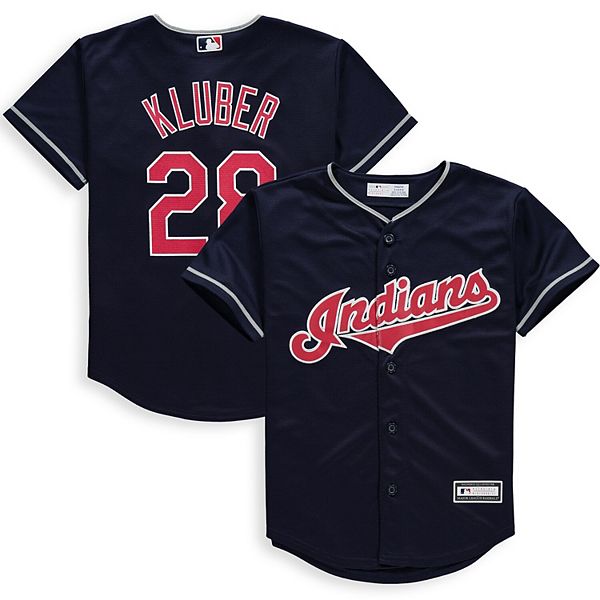 Men's Cleveland Indians Majestic Gray Official Cool Base Jersey