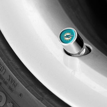 Miami Dolphins Valve Stem Covers