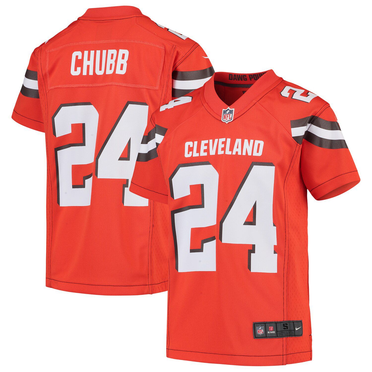 nick chubb youth jersey