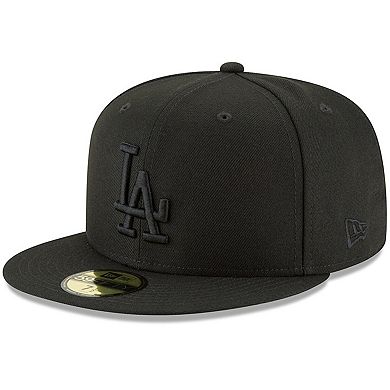 Men's New Era Black Los Angeles Dodgers Primary Logo Basic 59FIFTY Fitted Hat