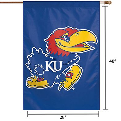 WinCraft Kansas Jayhawks 28" x 40" Big Logo Single-Sided Vertical Banner