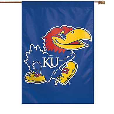 WinCraft Kansas Jayhawks 28" x 40" Big Logo Single-Sided Vertical Banner