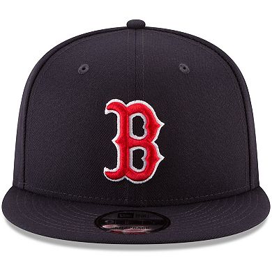 Men's New Era Navy Boston Red Sox Team Color 9FIFTY Snapback Hat