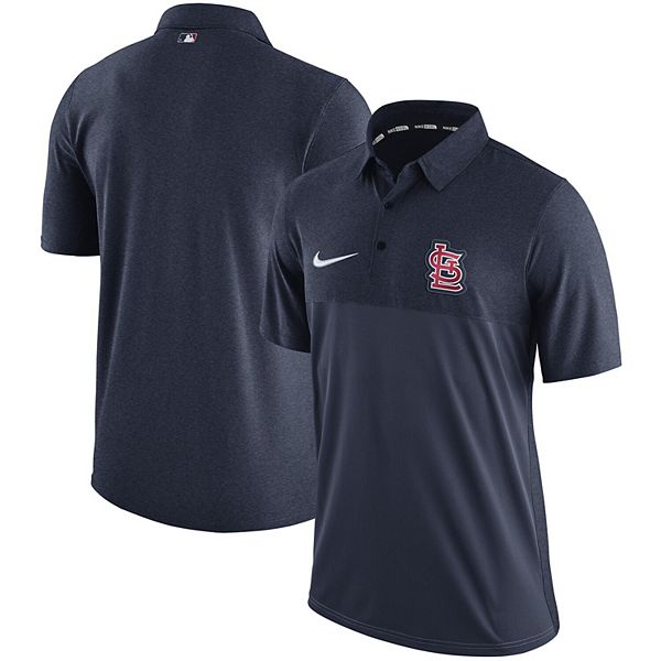 Men's Nike Navy St. Louis Cardinals Authentic Collection Elite Polo