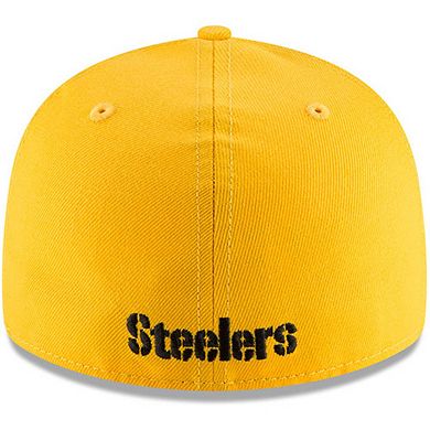 Men's New Era Gold Pittsburgh Steelers Omaha Low Profile 59FIFTY Fitted Hat
