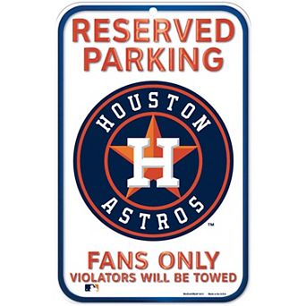 WinCraft Houston Astros 11" x 17" Plastic Sign
