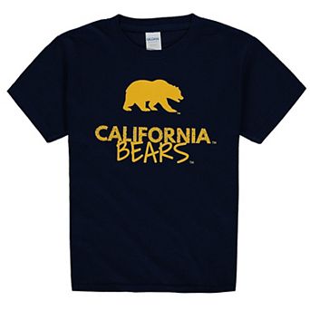Youth Navy Cal Bears Crew Neck T-Shirt