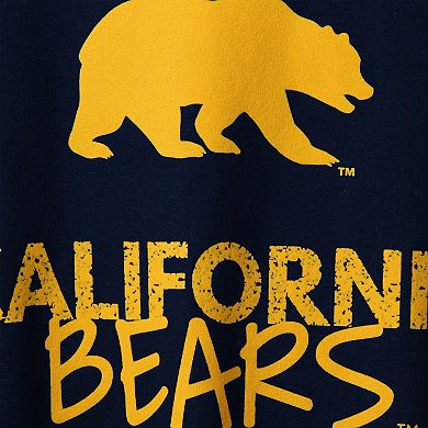 Youth Navy Cal Bears Crew Neck T-Shirt