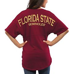 Women's Touch Garnet Florida State Seminoles Plus Size First String Cold  Shoulder V-Neck T-Shirt