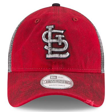 Men's New Era Red St. Louis Cardinals Team Rustic 9TWENTY Adjustable Hat