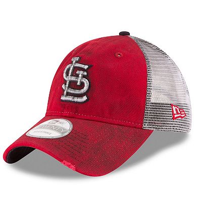 Men's New Era Red St. Louis Cardinals Team Rustic 9TWENTY Adjustable Hat